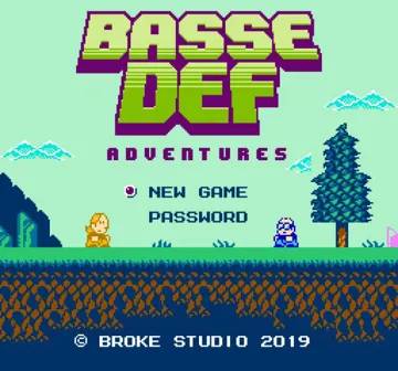 Basse Def Adventures (USA, Europe) (Fr) (Aftermarket) (Homebrew) screen shot title